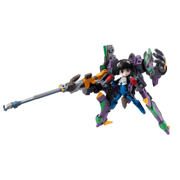 Evangelion Figura Desktop Army Shinji Ikari & Evangelion No. 1 New Theatrical Edition 15 cm