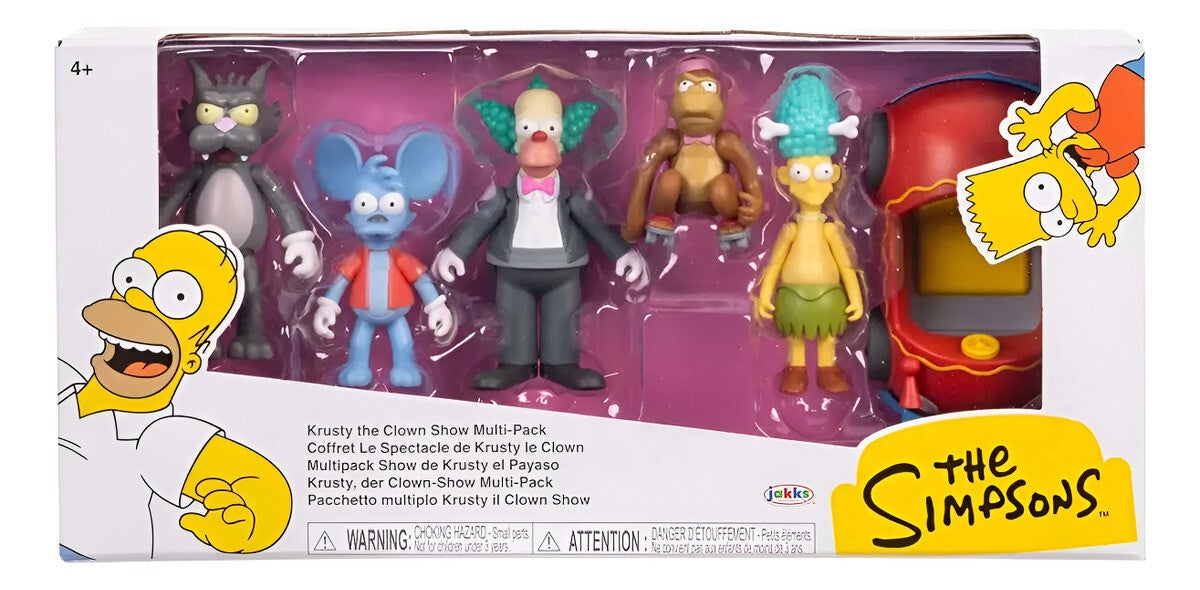 Figuras de Simpson  del Show de krusty el payaso