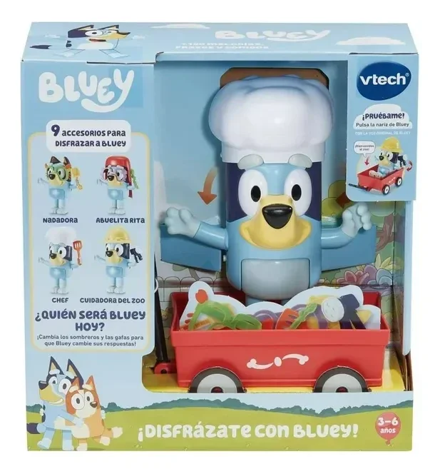 Bluey cambio de vestuario