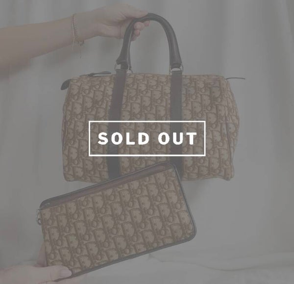 Christian Dior vintage duffle bag