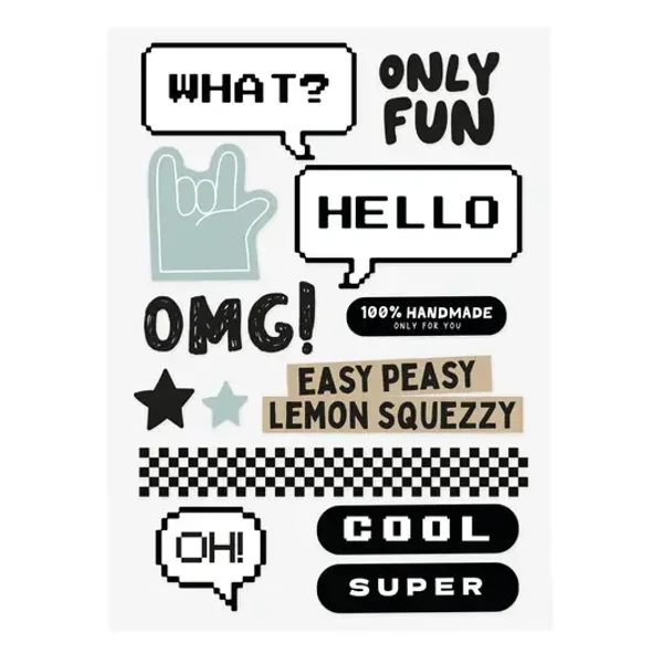 Strijkapplicatie 'Cool kids'