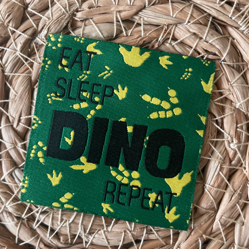 Unfolded label ‘Dino'