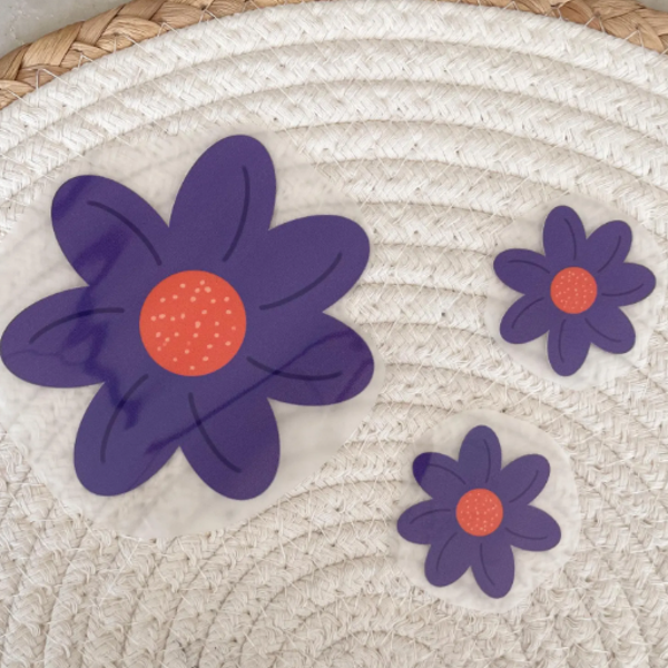 Strijkapplicatie 'Flowers set'