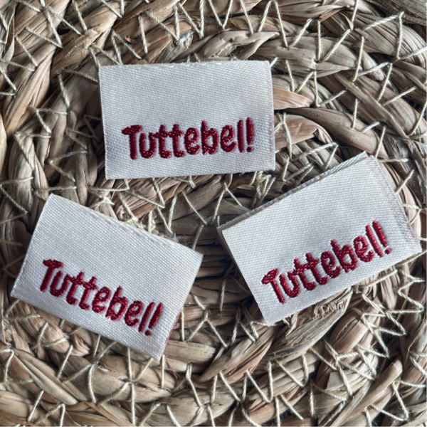 Folded label ‘Tuttebel'