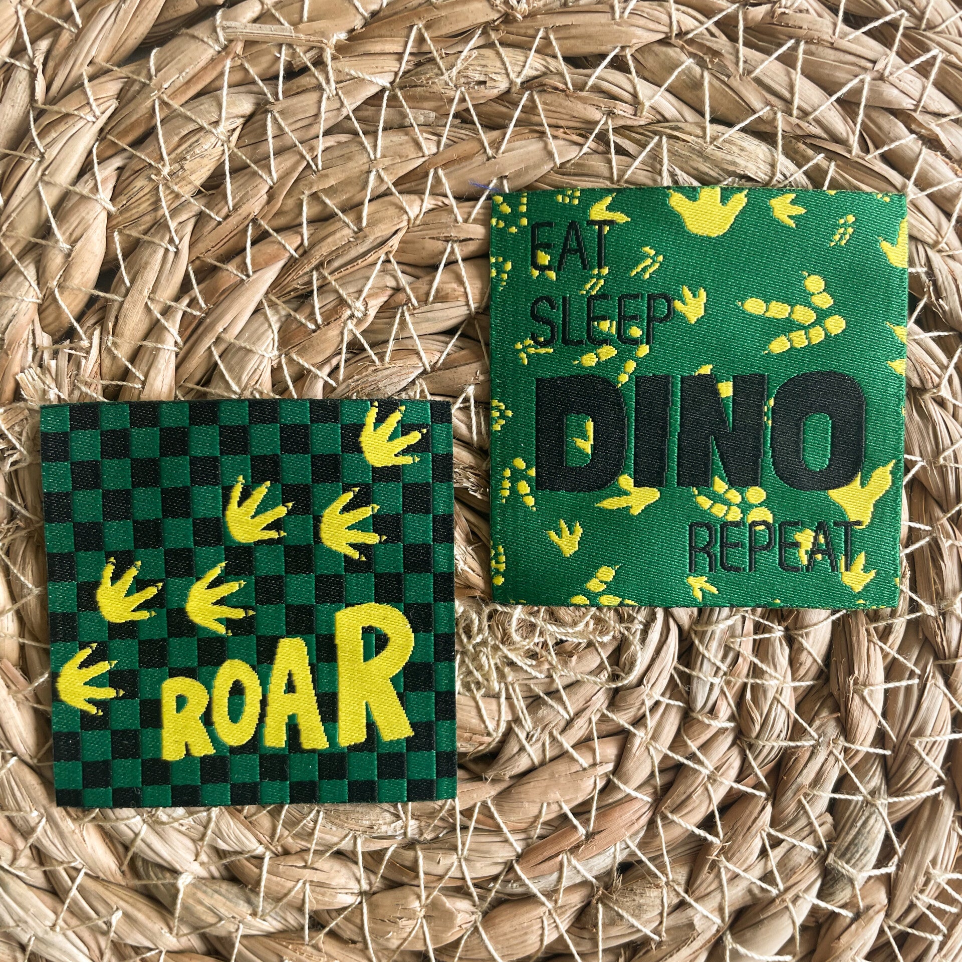 Label mix dino - naailabel