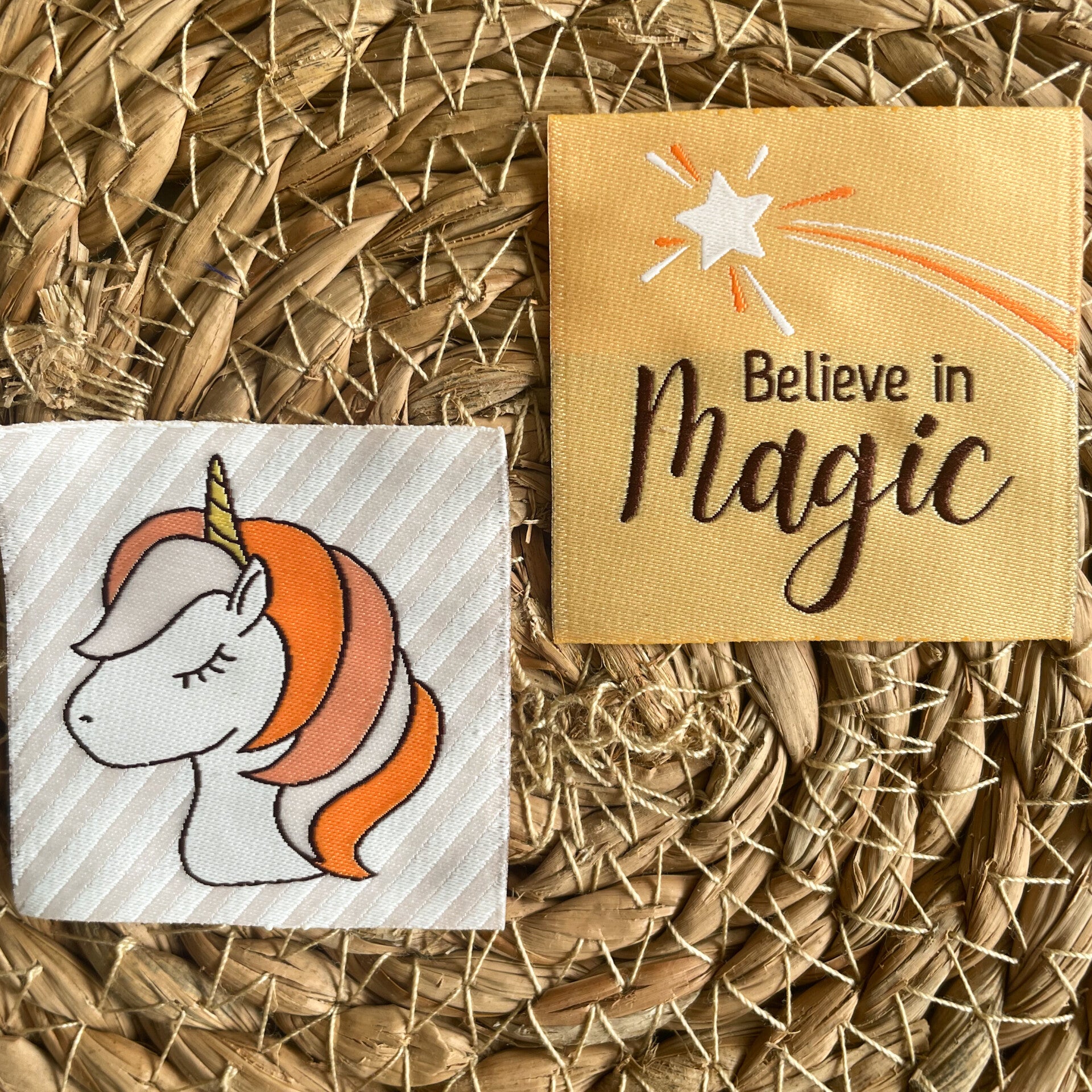 Label mix unicorn - naailabel