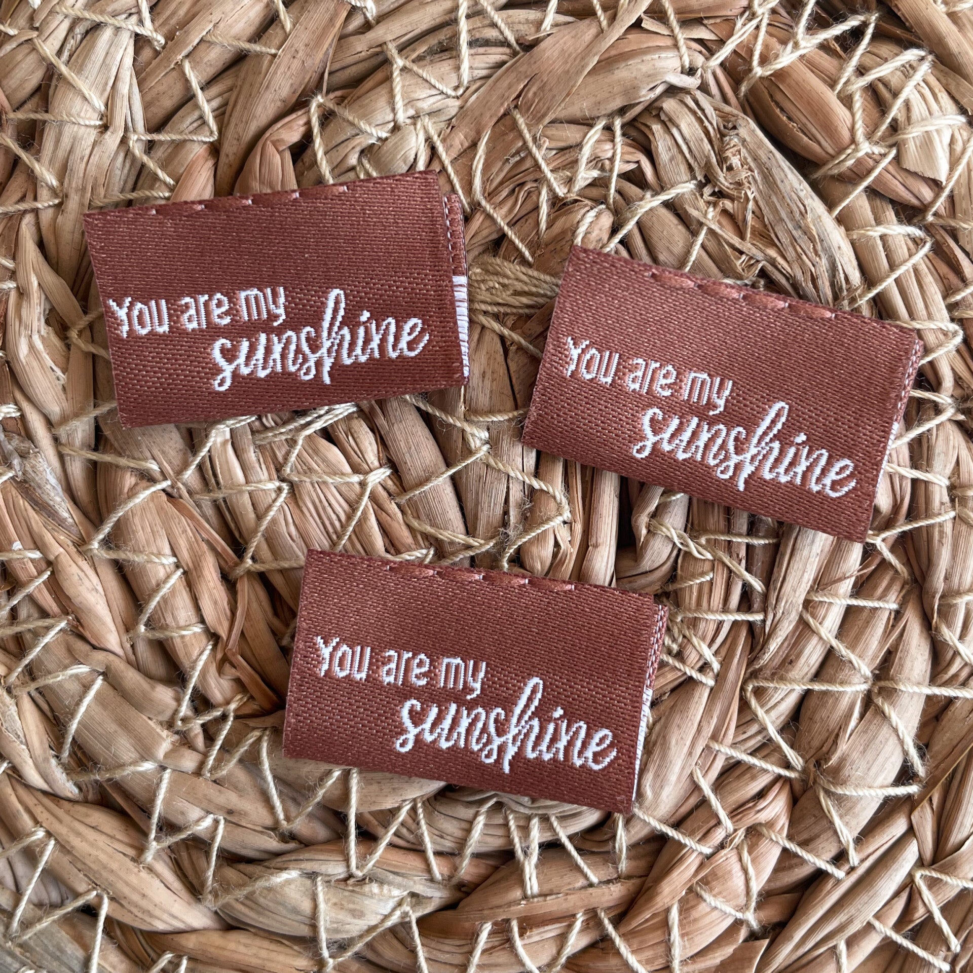 Label ‘you are my sunshine’