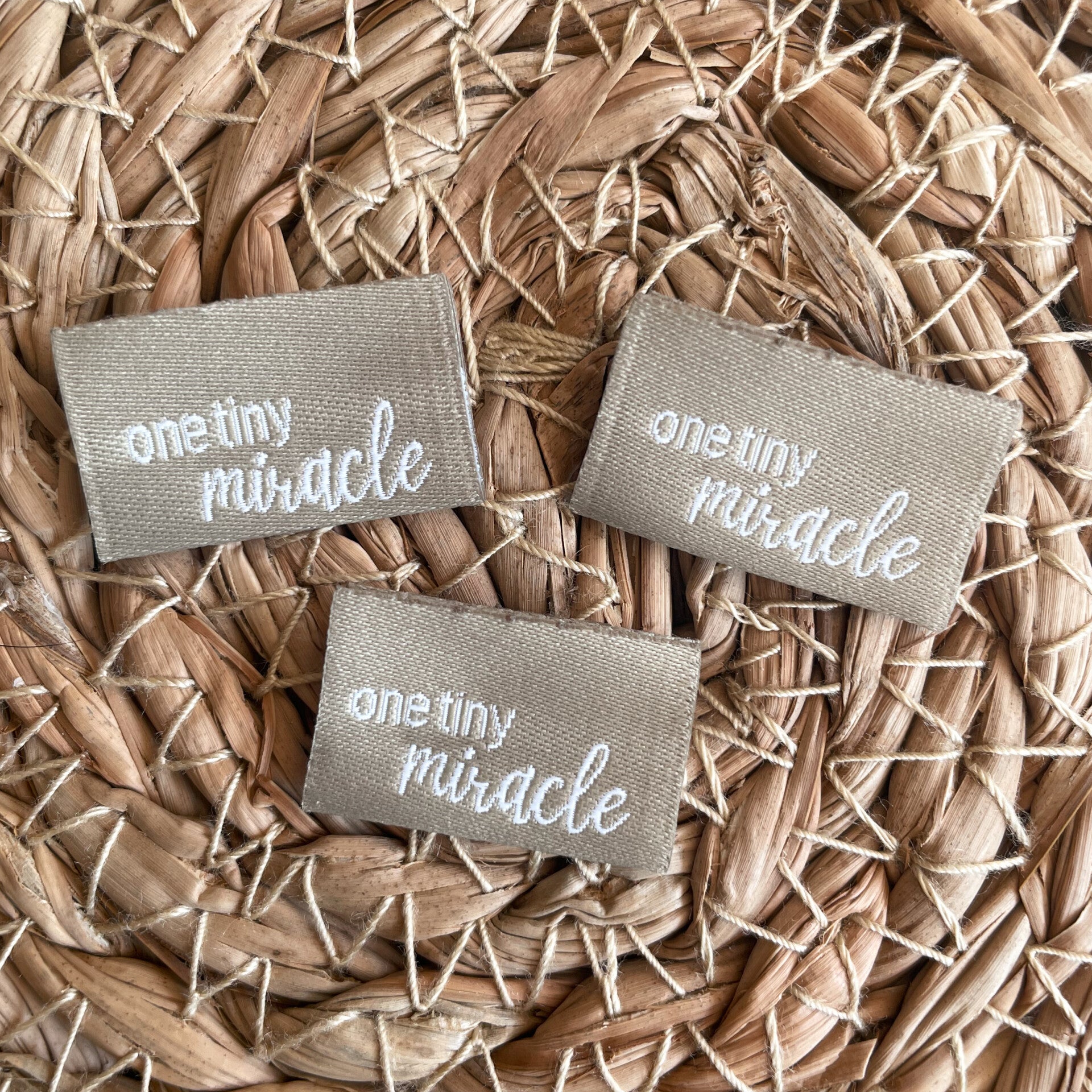 Label ‘one tiny miracle’