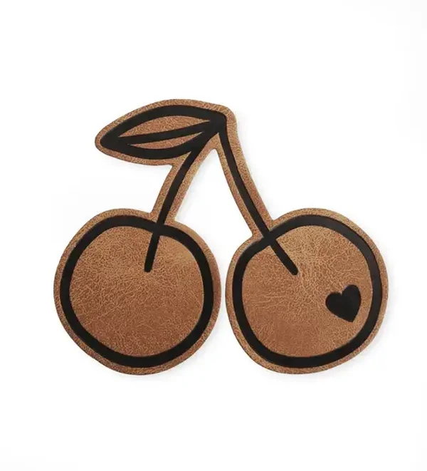 Kunstleder patch 'Kersen'