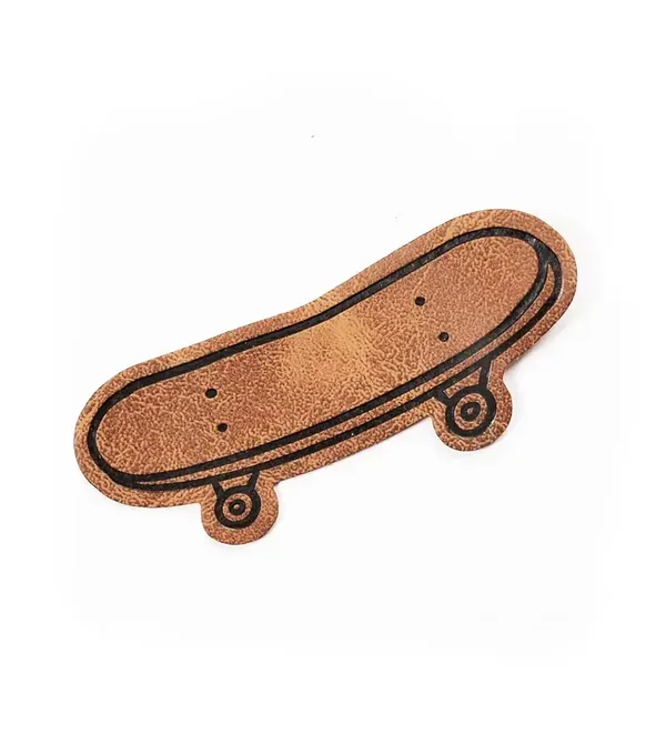 Kunstleder patch 'skateboard'