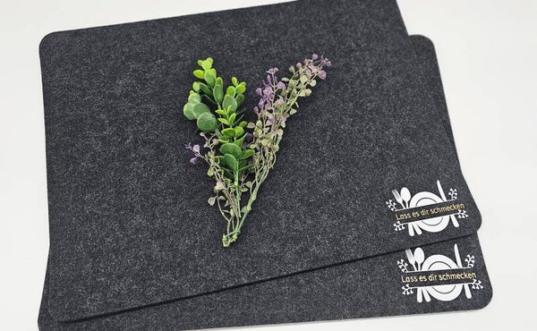 Telleruntersetzer - Lass es dir schmecken