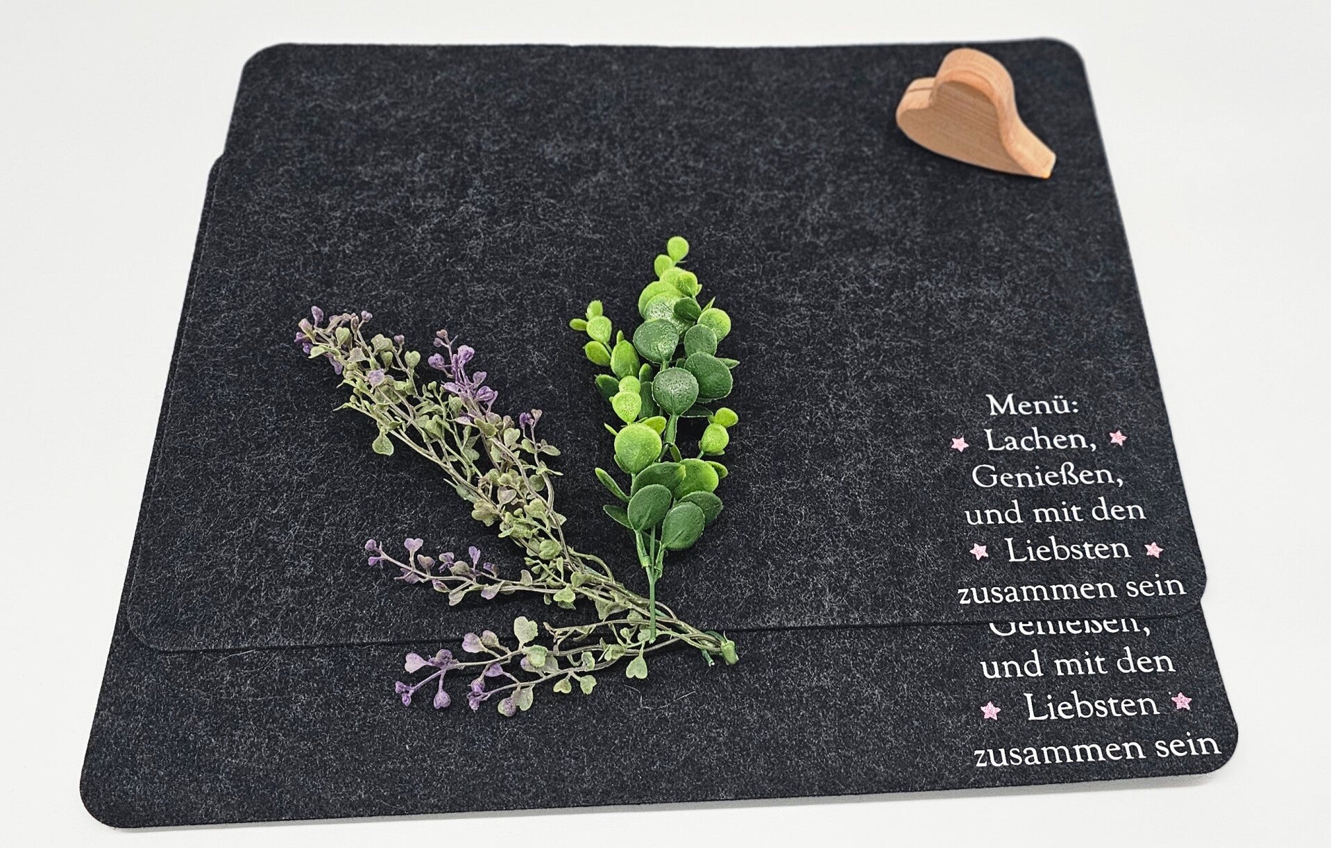 Telleruntersetzer - Menü