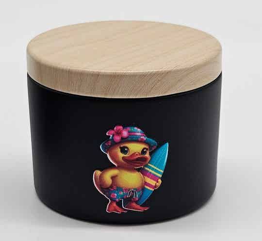 Metalldose - Ente Surfer