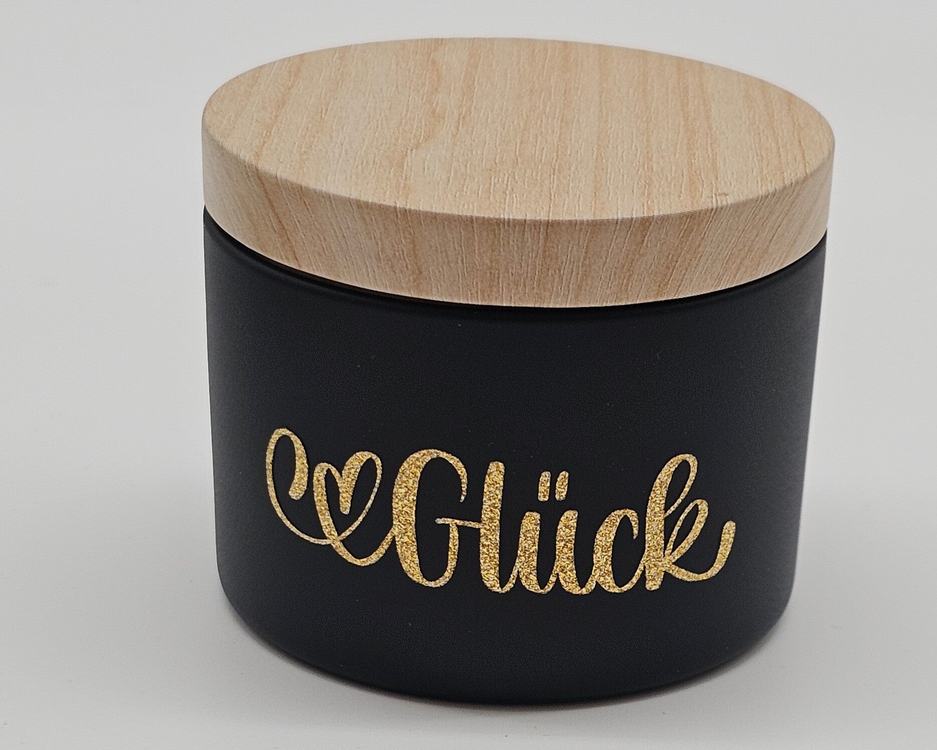 Metalldose - Glück (Glitzer)