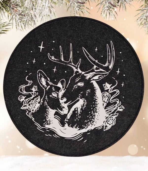 Sitzkissen - Rentier und Kitz