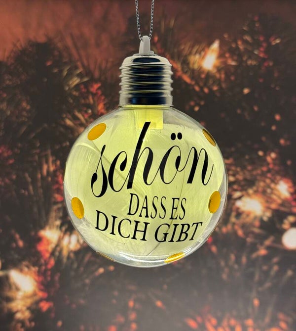 Weihnachtskugel Leuchtend