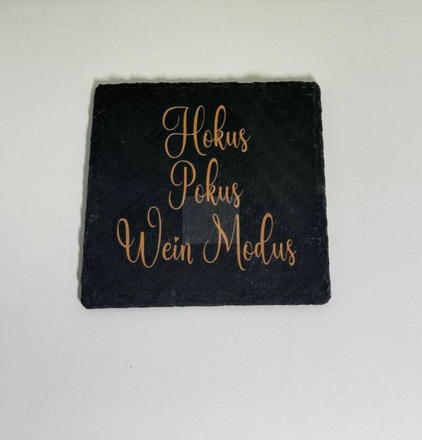 Schieferplatten Untersetzer 4er Set