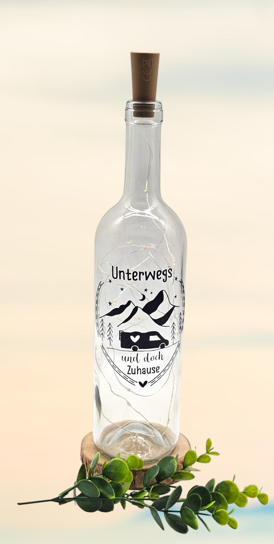 LED Flasche - Unterwegs und doch Zuhause