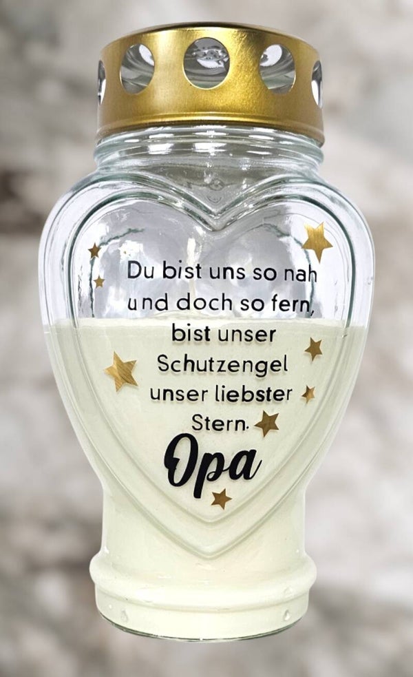 Grabkerze - Opa