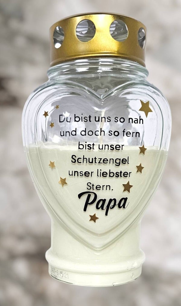 Grabkerze - Papa