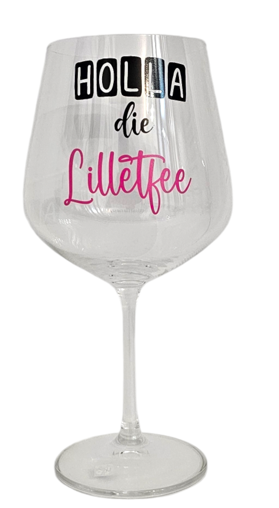 Weinglas - Holla die Lilletfee