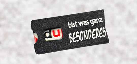 Filztäschchen - bist was ganz besonderes