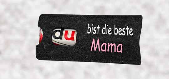 Filztäschchen - bist die beste Mama