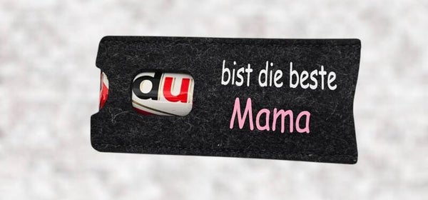 Filztäschchen - bist die beste Mama