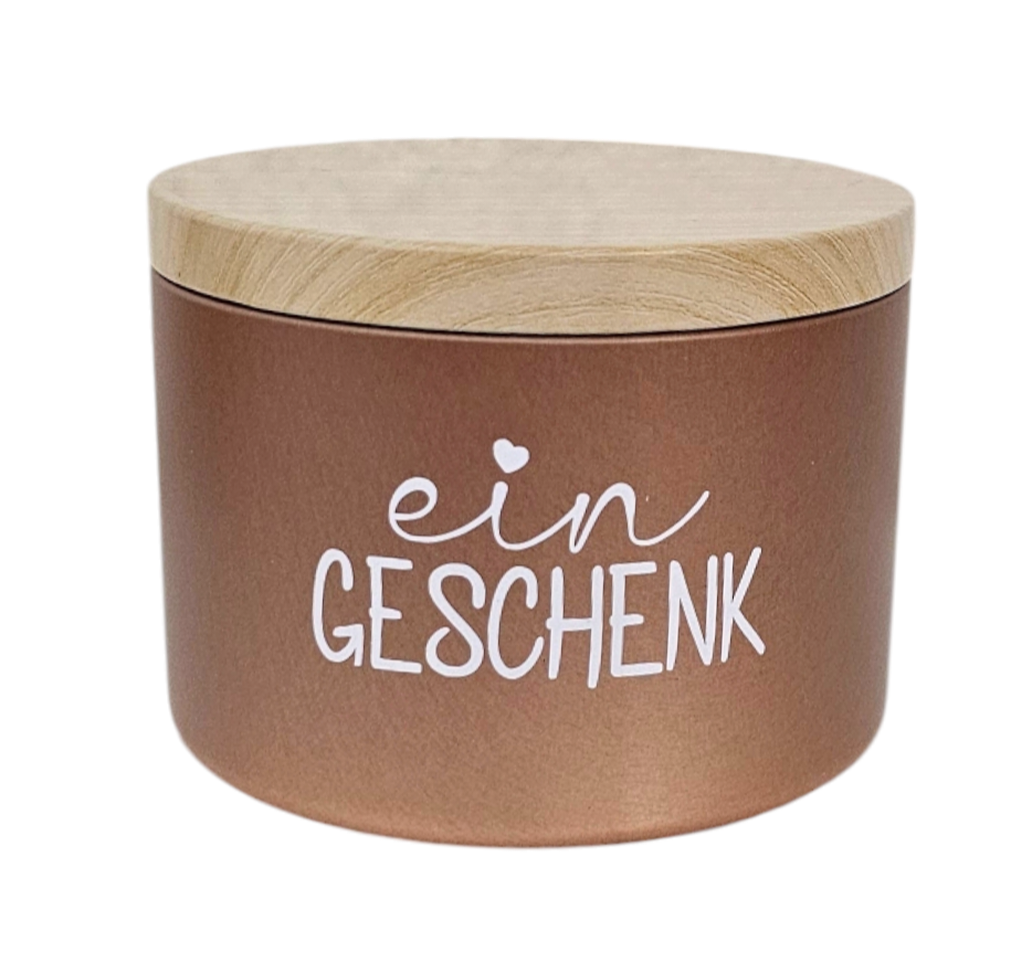 Metalldose - ein Geschenk