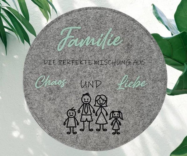 Sitzkissen - Familie