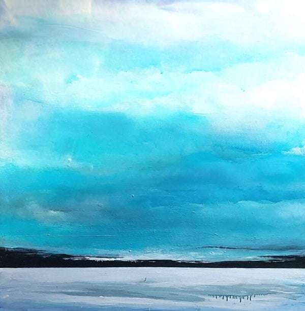 Dreamy landscape 100x 100 cm