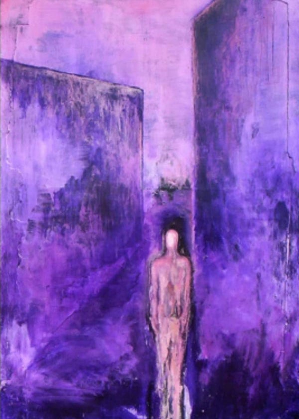 Abstract figurative painting (SOLD)