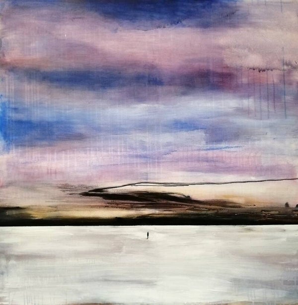 Dreamy landscape  100 x 100 cm