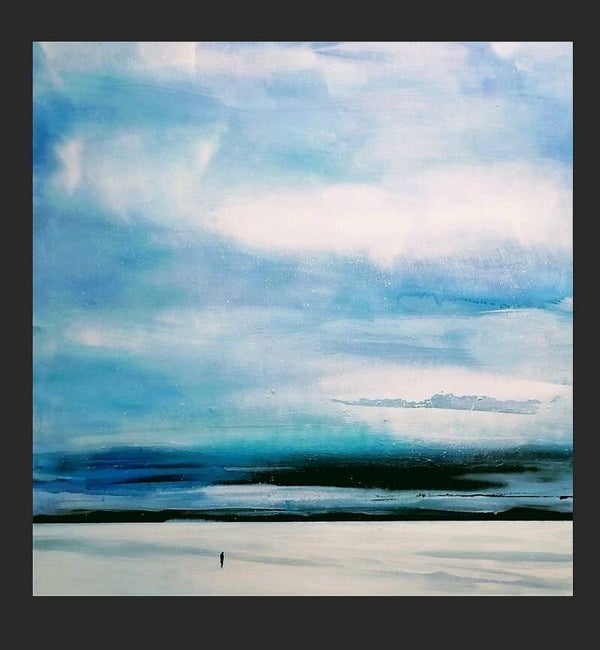 Dreamy landscape 100x 100 cm  (SOLD) 