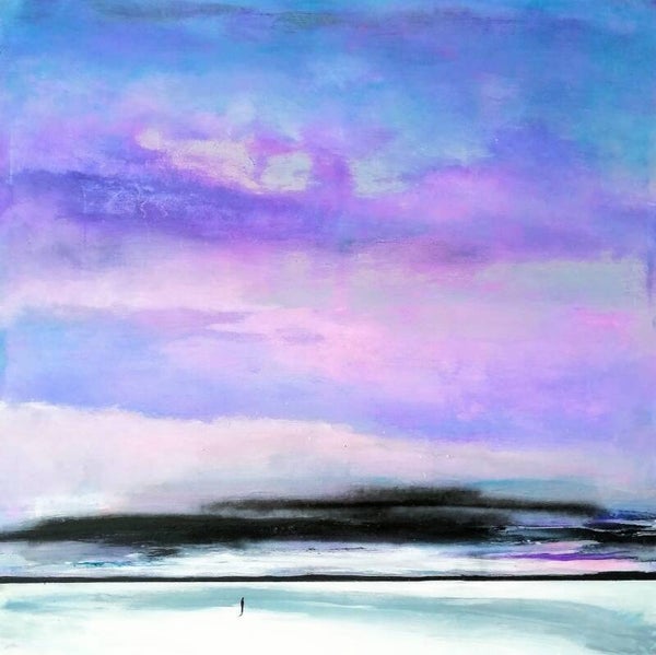 Dreamy landscape 100x 100 cm (SOLD) 