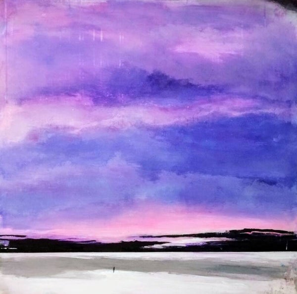 Dreamy landscape      100x 100 cm