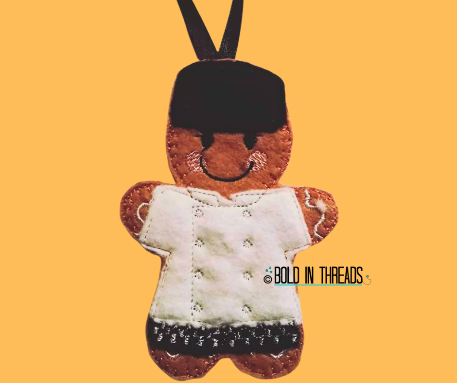 Chef Gingerbread Decoration