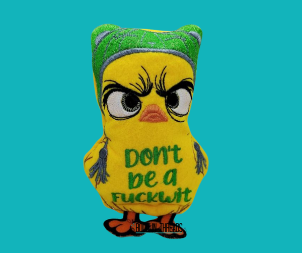 Don't Be A Fuckwit Naughty Duck Plush 14+