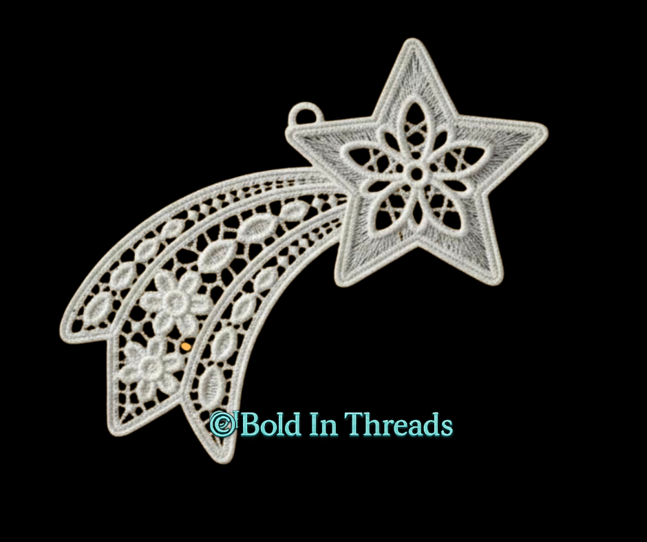 Free Standing Lace Shooting Star