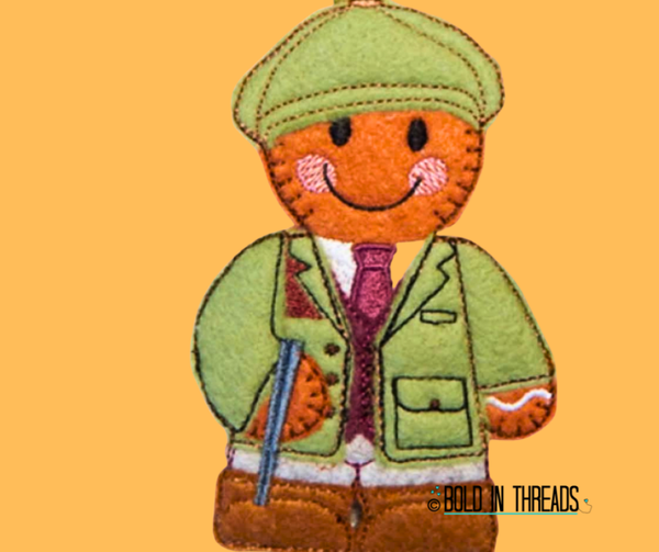 Gamekeeper Gingerbread - Funny Handmade Gamekeeper Gift.