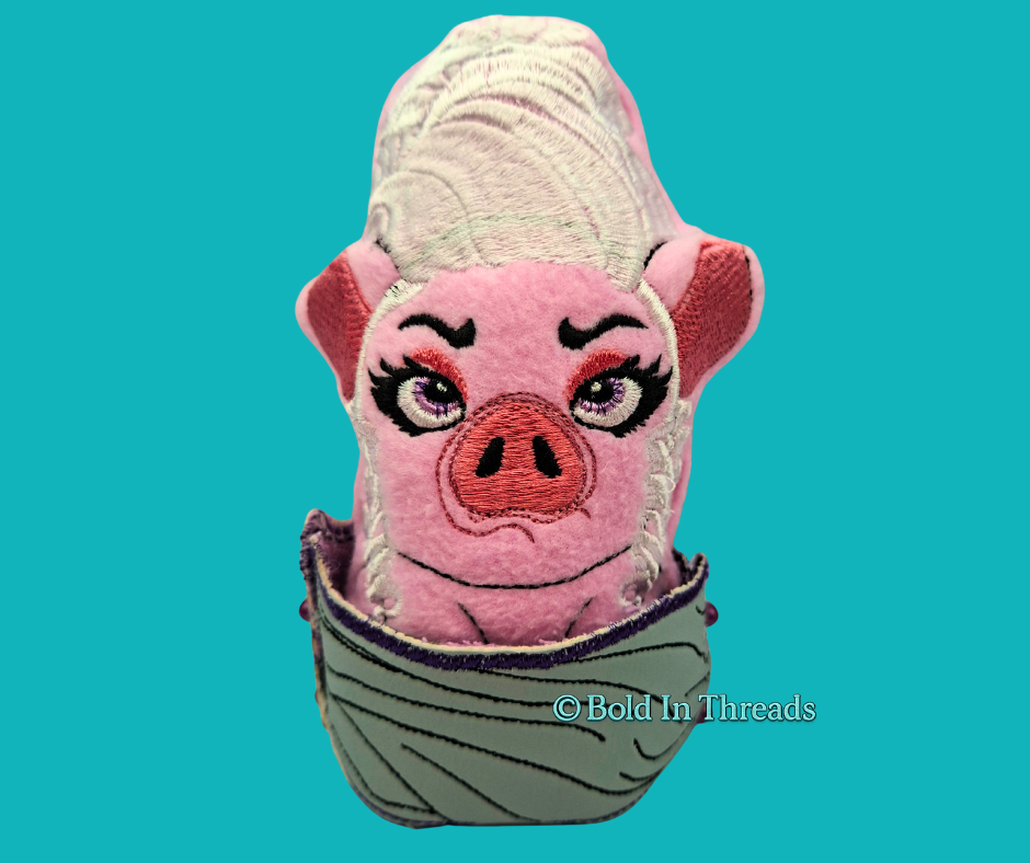 Gloria Hogsworth Funny Pig Plush 14+