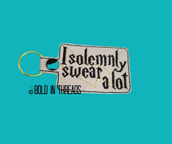 I Solemnly Swear A Lot Keyring