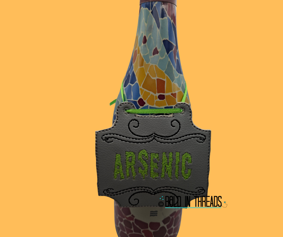 Poison Wine Bottle Tags - Choose One or Set of Four
