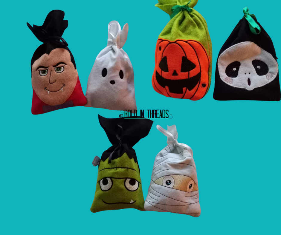Halloween Character Gift Bags