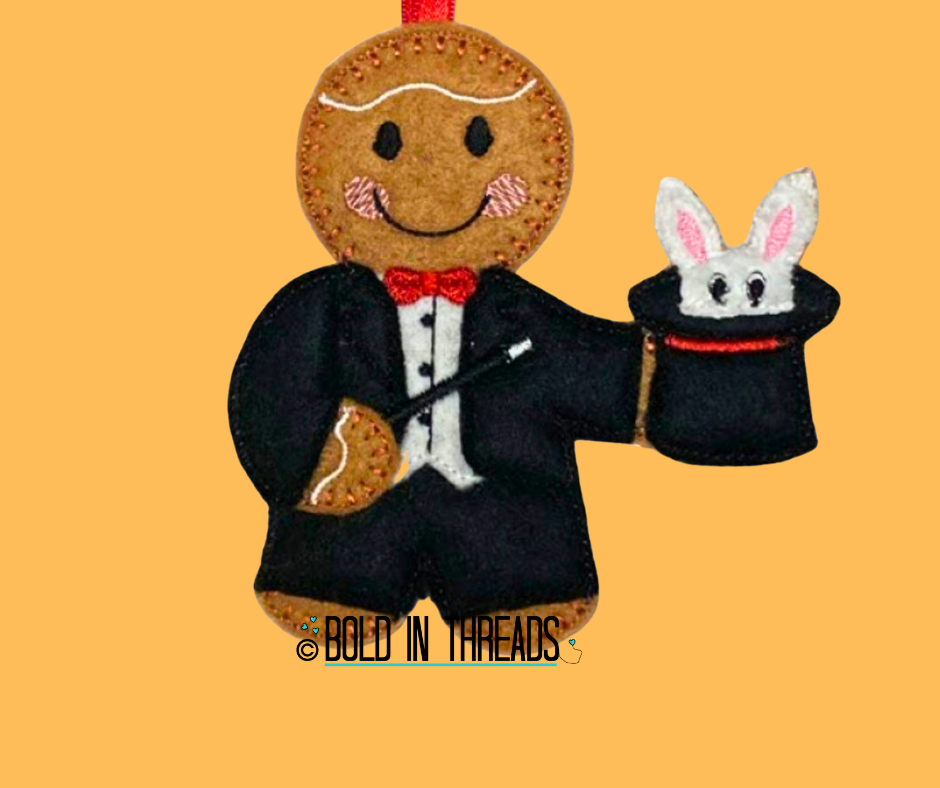 Magician Gingerbread Decoration