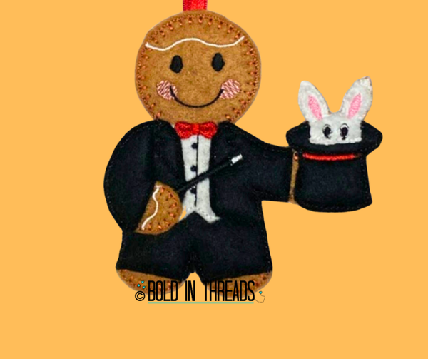 Magician Gingerbread Decoration