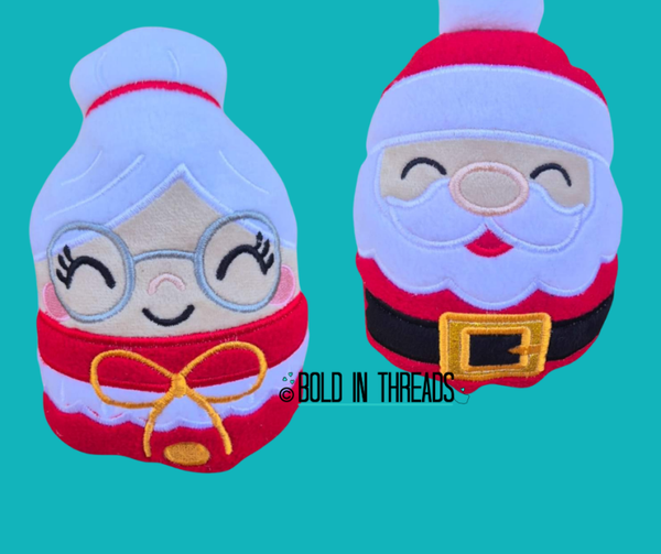 Santa & Mrs Claus Stuffed Plush Pair 14+