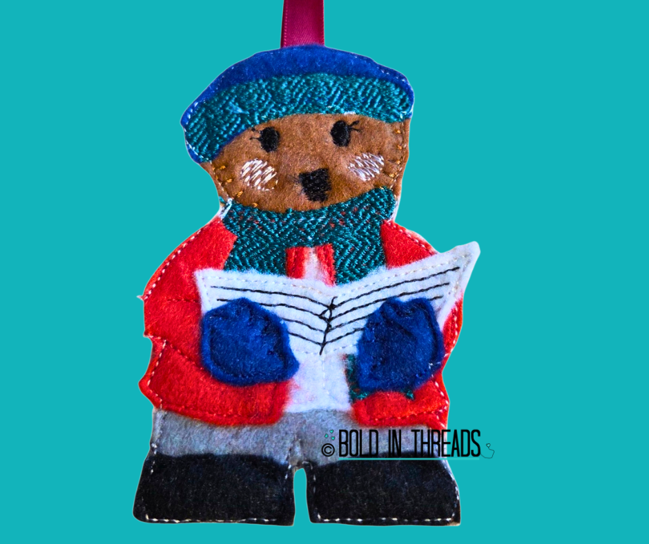 Carol Singer Gingerbread Decoration