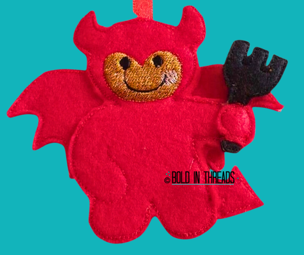 Little Devil Gingerbread  Decoration.
