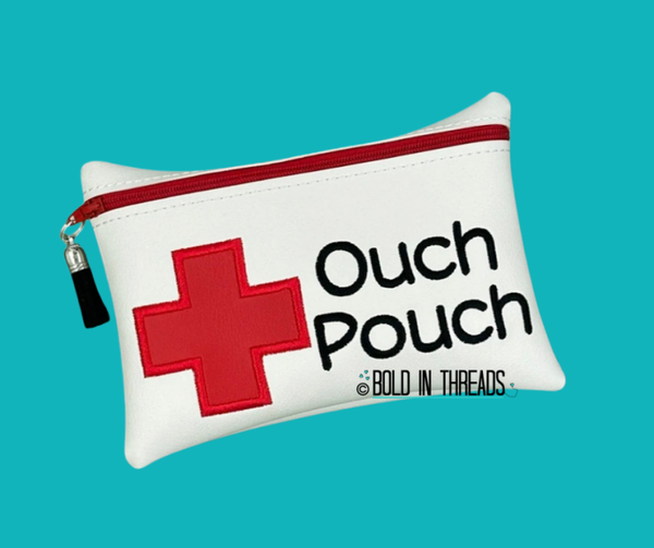 Ouch Pouch - Embroidered First Aid Zipped Pouch